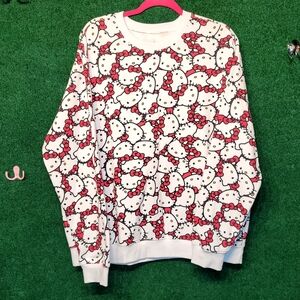 667 Sanrio Hello Kitty White and Pink Apparel